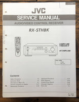 JVC RX-5TH RX-5THBK Receiver Owner AND Service Manual *Orig*