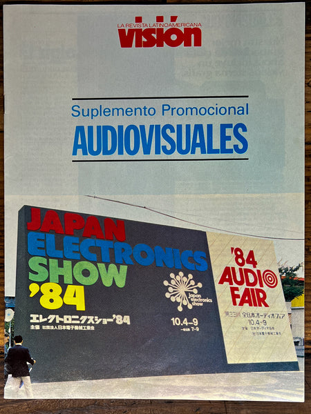 Vision Magazine 1984 Audio Fair  13pg SPANISH Brochure  *Original*