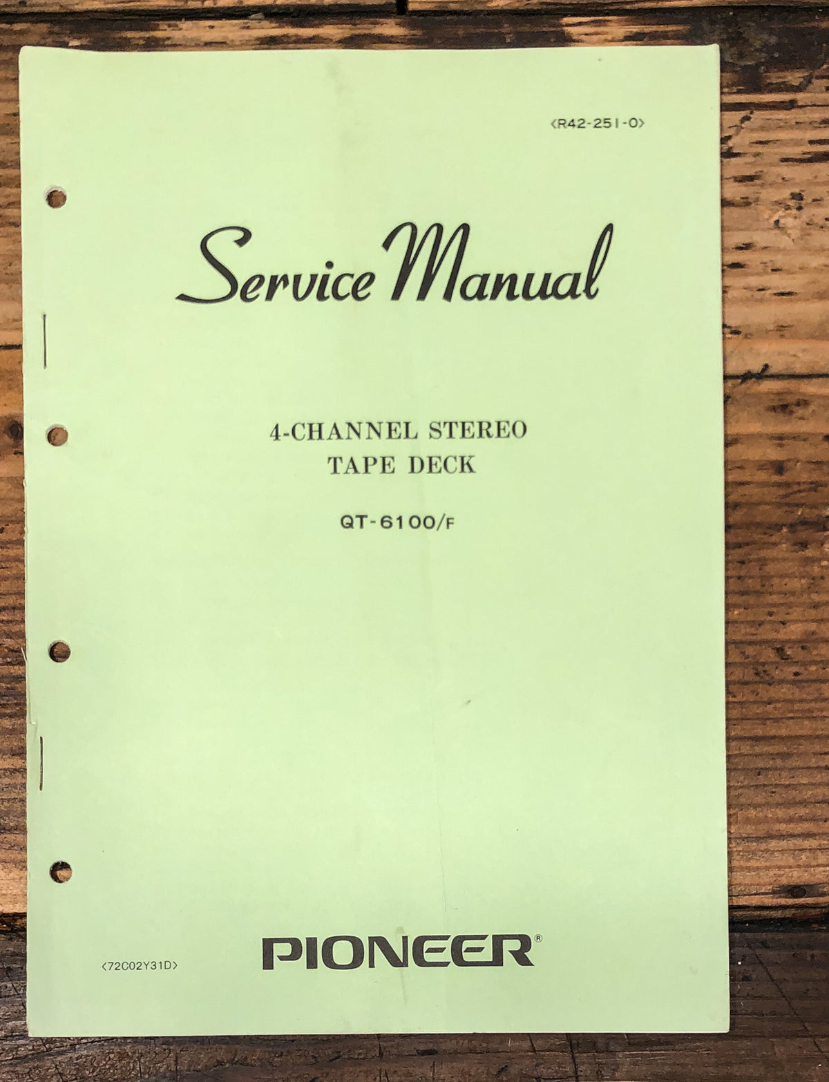 Pioneer CS-E450 Speaker Service Manual *Original*