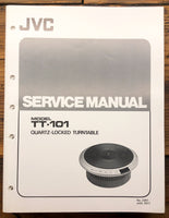 JVC TT-101 Turntable  Service Manual *Original*