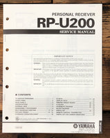 Yamaha RP-U200 Personal Receiver  Service Manual *Original*