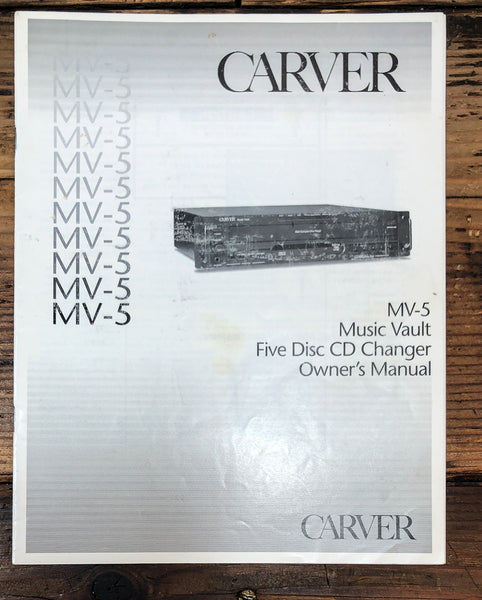 Music Vault Owners / User Manual – Vintage Audio Store - Vintage