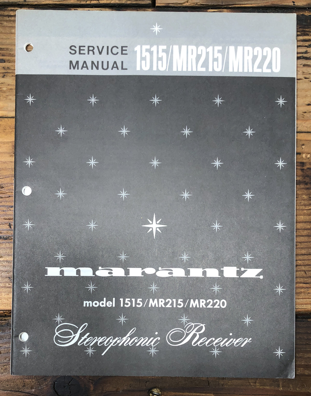 Marantz Model 1515 MR215 MR220 Receiver Service Manual *Original*
