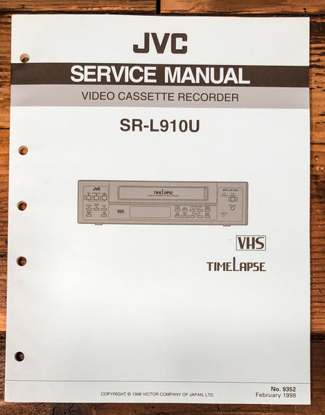 JVC SR-L910U VCR Service Manual *Original*