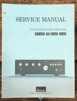 Sansui AU-3900 AU-4900 Amplifier  Service Manual *Original*