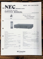 NEC AVD-700E AVD-700 Surround Decoder  Service Manual *Original*