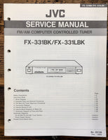 JVC FX-331 BK LBK Tuner  Service Manual *Original*