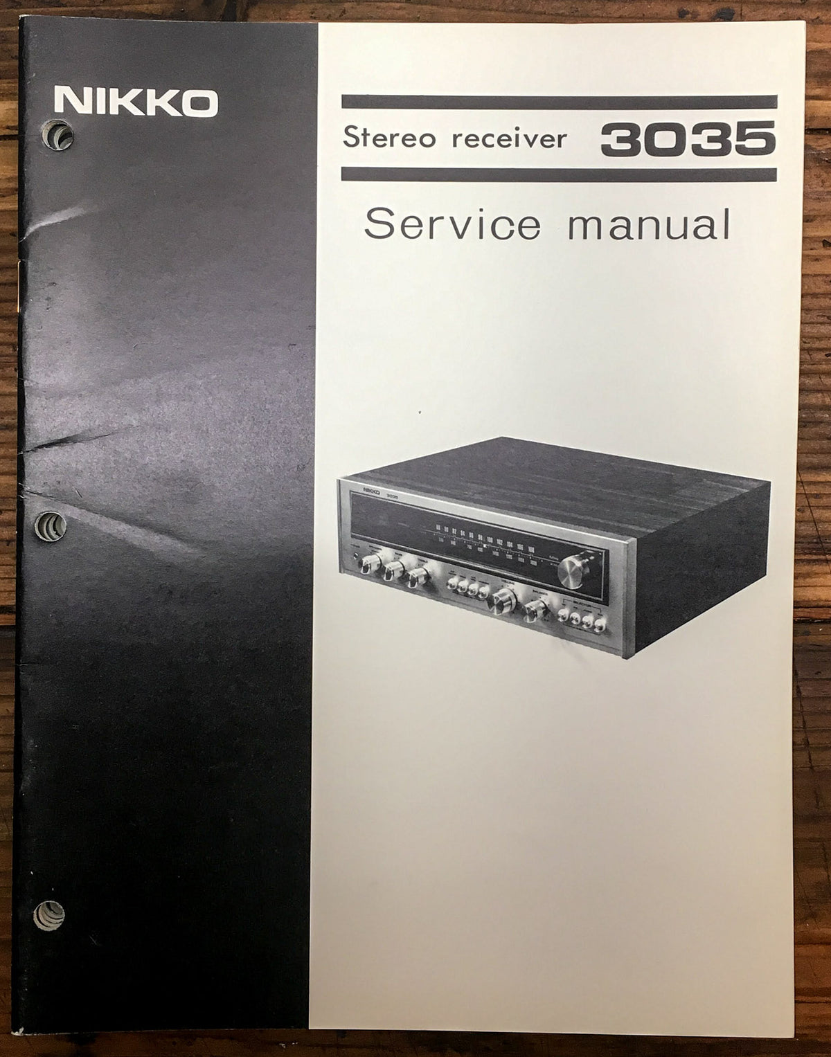 Nikko Model 3035 Receiver  Service Manual *Original*