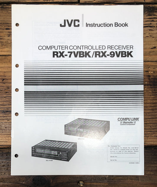 JVC RX-7 RX-9 Receiver Owners / User Manual *Original*