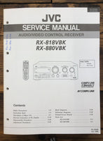 JVC RX-818 RX-880 Receiver  Service Manual *Original*