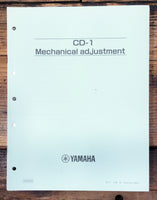Yamaha CD-1  Mechanical Adjustment Service Manual *Original* #1