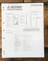 Kenwood JL-801 JL-882 Speaker  Service Manual *Original*