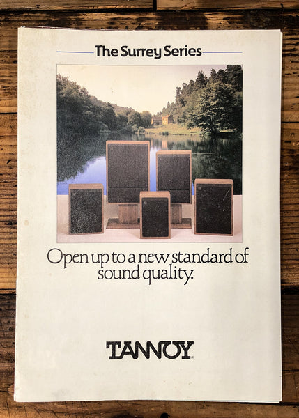 Tannoy SL105 65 45 35 25 Speaker 3pg Dealer Brochure *Orig*