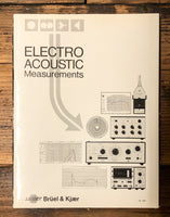 B&K Electro Acoustic Measurements HiFi 41pg Booklet  *Original*