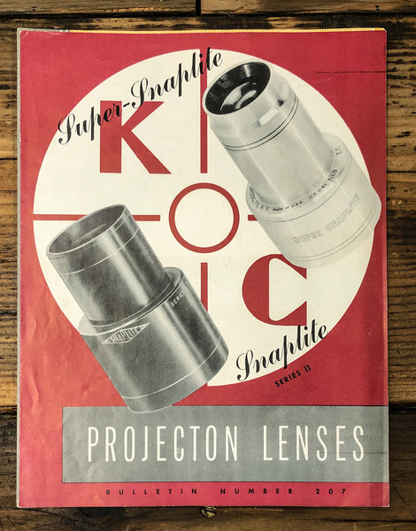 Super Snaplite Series 2 Projection Lenses 3 pg Dealer Brochure  *Original*