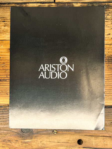 Ariston Audio RD11E Turntable  3pg Dealer Brochure  *Original*
