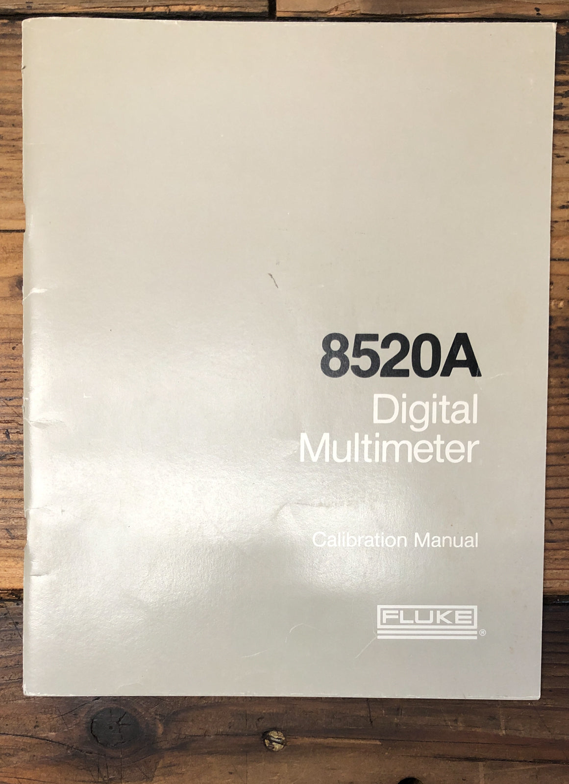Fluke Model 8520A Multimeter Calibration Manual   *Original*