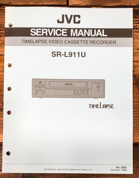 JVC SR-L911U VCR Service Manual *Original*