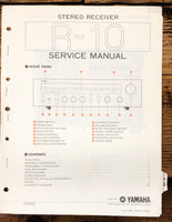 Yamaha R-10 Receiver  Service Manual *Original*