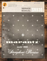 Pioneer SR930 SR-930 Receiver Service Manual *Original*