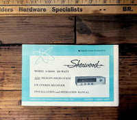 Sherwood S-8600 Receiver  Owner / User Manual *Original*