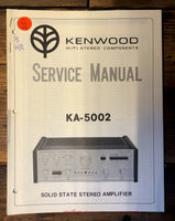 Kenwood KA-5002 Amplifier  Service Manual *Original*