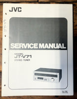 JVC JT-V71 Tuner  Service Manual *Original*