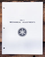 Yamaha CD-1  Mechanical Adjustment Service Manual *Original* #2