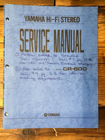 Yamaha CR-600 Receiver  Service Manual *Original*