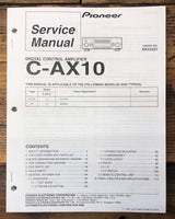 Pioneer C-AX10 Control Amplifier  Service Manual *Original*