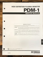 Yamaha PDM-1 Plasma Monitor  Service Manual *Original*