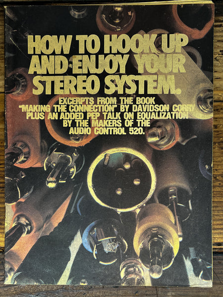 AudioControl How to Hookup Enjoy Your Stereo System  27pg 1975 Brochure *Orig*