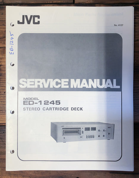 JVC ED-1245 Catridge Player  Service Manual *Original*