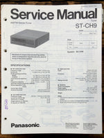 Technics ST-CH9 Tuner  Service Manual *Original*