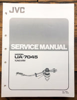 JVC UA-7045 Turntable Tonearm  Service Manual *Original*