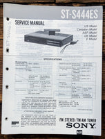 Sony ST-S444ES Tuner  Service Manual *Original*