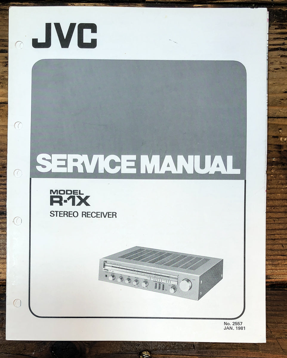 JVC R-1X Receiver Service Manual *Original*