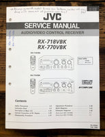 JVC RX-718 RX-770   Service Manual *Original*