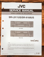 JVC SR-L911US SR-9168US VCR Service Manual *Original*