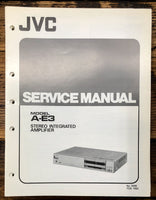 JVC A-E3 Amplifier  Service Manual *Original*