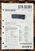 Sony STR-SE381 Receiver  Service Manual *Original*