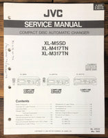 JVC XL-M5 XL-M317 XL-M417 SD TN CD Player  Service Manual *Original*