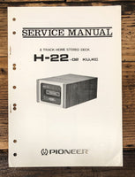 Pioneer QT-6600 Tape Deck Service Manual *Original*