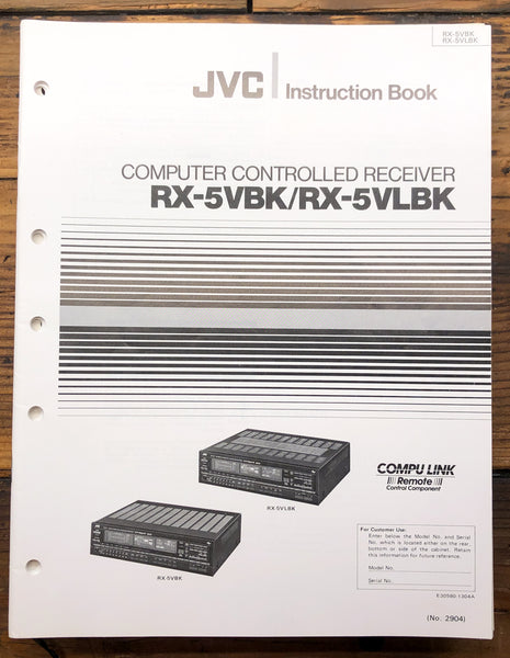 JVC RX-5 RX-5VBK -5VLBK Receiver  Service Manual *Original*