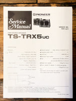 Pioneer TS-TRX5 Speaker  Service Manual *Original*