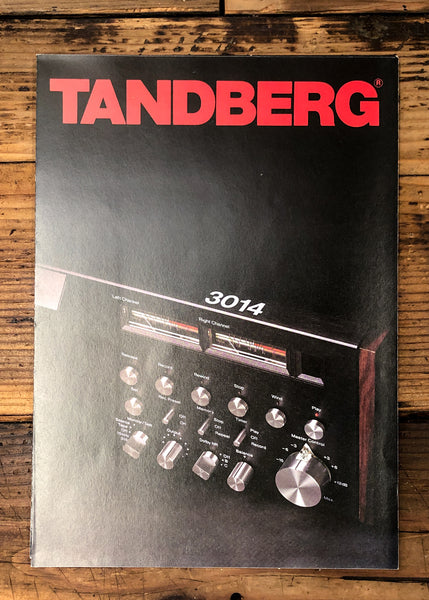 Tandberg Model 3014 Cassette 5pg Dealer Brochure *Orig*