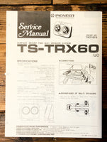 Pioneer TS-TRX60 Speaker  Service Manual *Original*