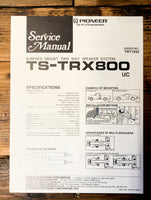 Pioneer TS-TRX800 Speaker  Service Manual *Original*