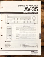 Yamaha AV-35 Amplifier  Service Manual *Original*