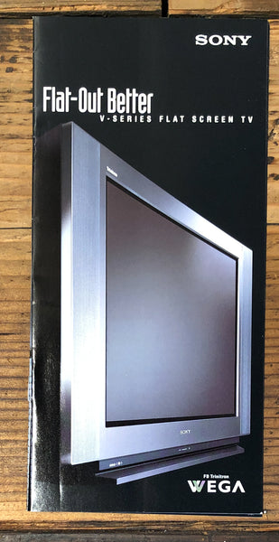 Sony WEGA V-Series Trinitron    Dealer Brochure *Orig*